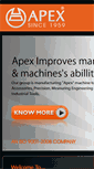 Mobile Screenshot of apexmachinevices.com